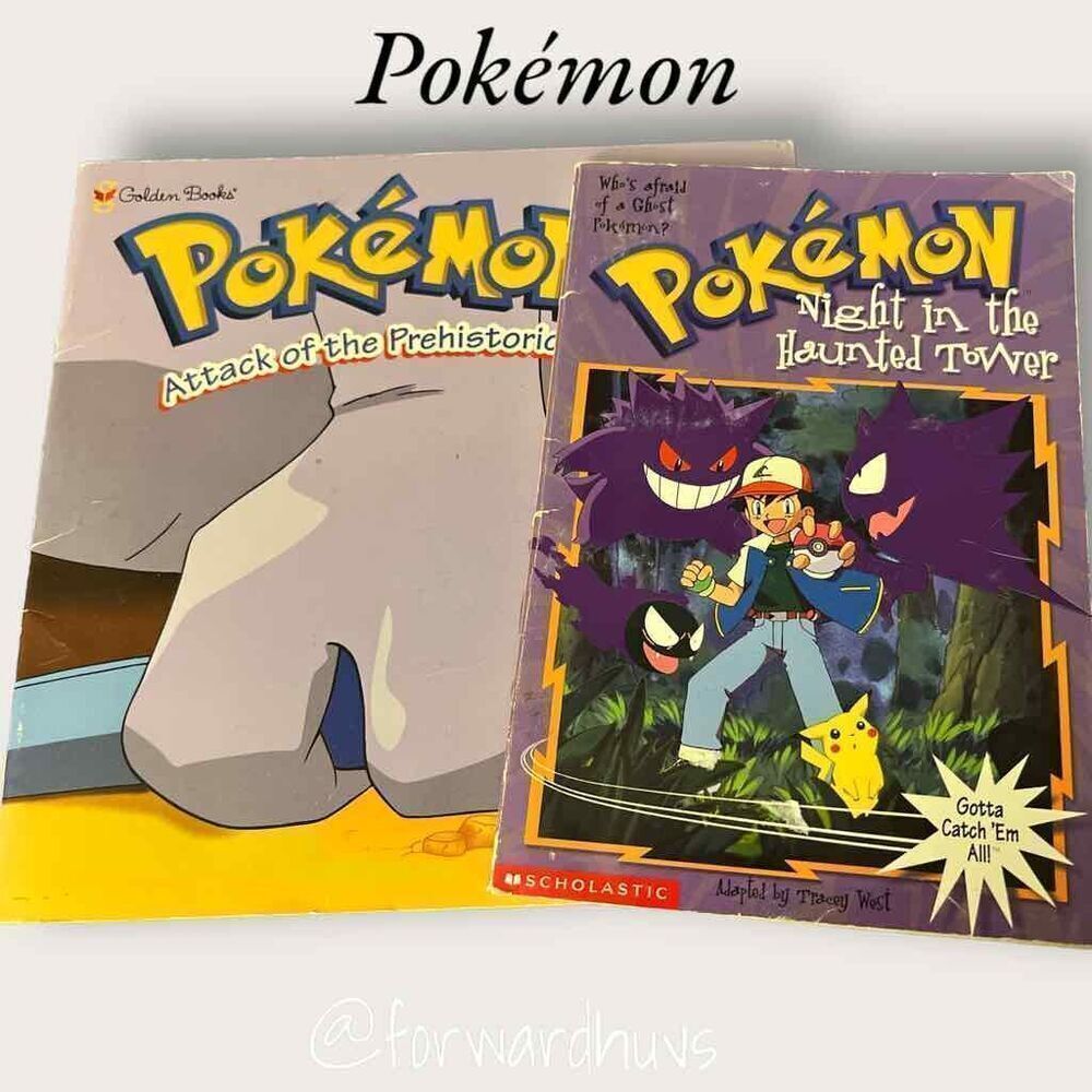 Pokémon Adventures Books Set – Night in the Haunted Tower and More